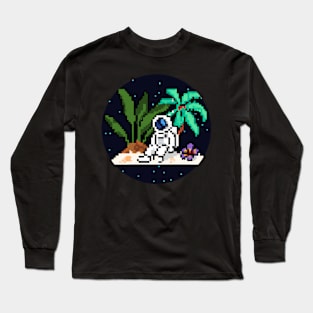 CUTE ASTRONAUT ART Long Sleeve T-Shirt